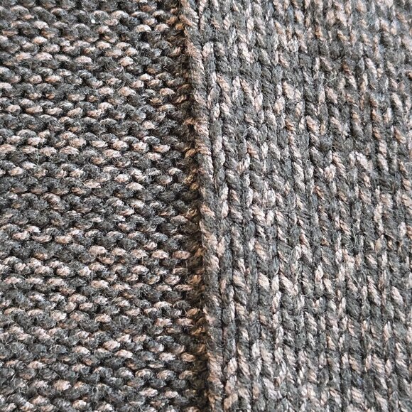 Marled Cashmere Black + Grey Scarf FLAW - Picture 10 of 15